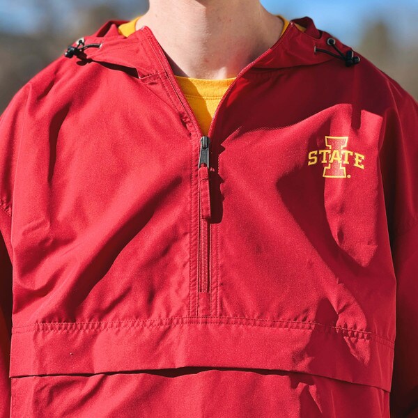 Champion® Half Zip I-State Big Pocket Rain Jacket | ISU Book Champion® Half Zip I-State Big Pocket Rain Jacket | ISU Book
